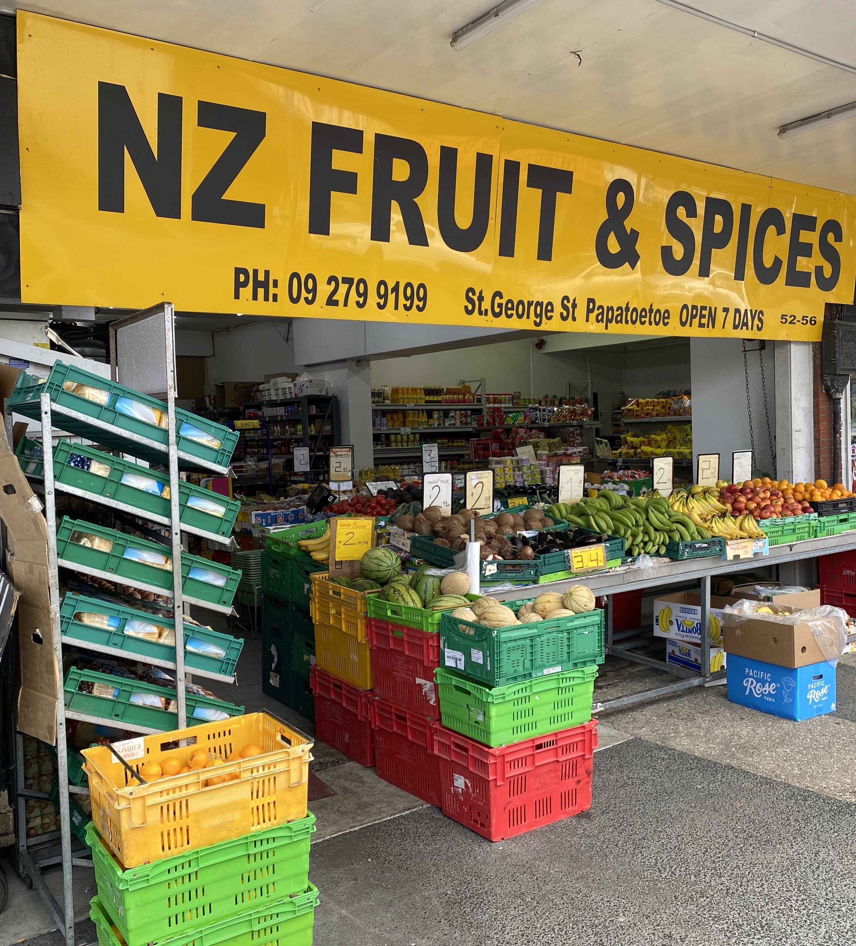 NZ Fruit and Spices Papatoetoe Central Main Street Society Auckland